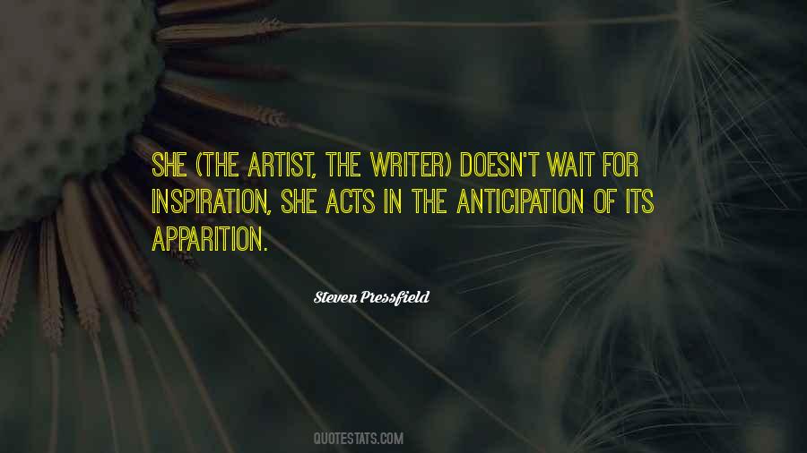 Quotes About Anticipation #121759