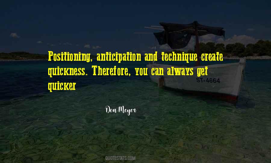 Quotes About Anticipation #164699