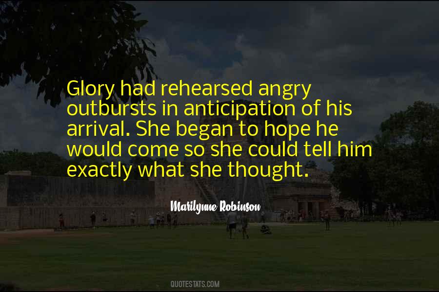 Quotes About Anticipation #369415