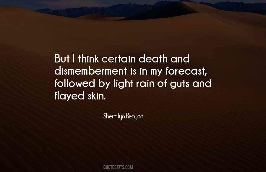 Quotes About Rain And Death #1480222