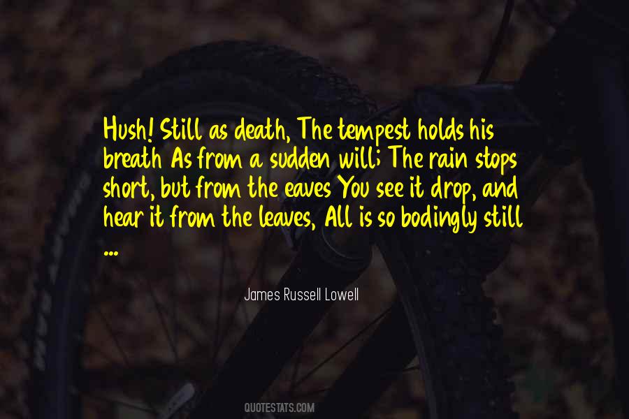 Quotes About Rain And Death #951755