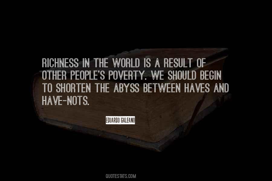 Quotes About Richness #1076463