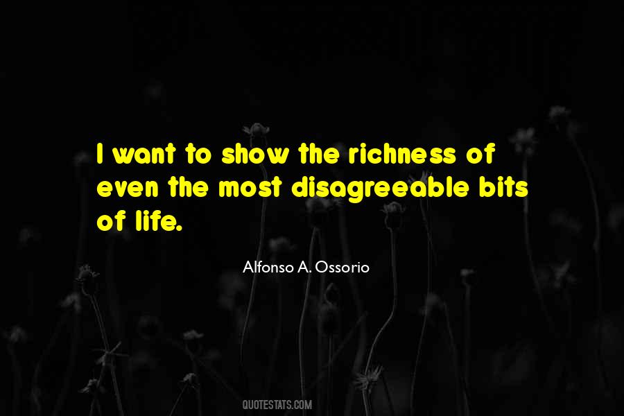 Quotes About Richness #1132098