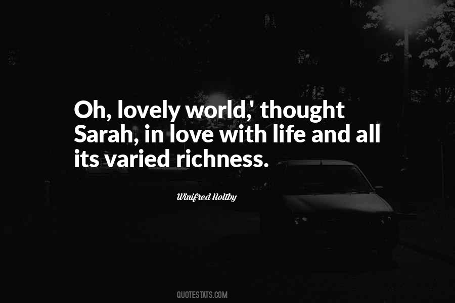 Quotes About Richness #1189335