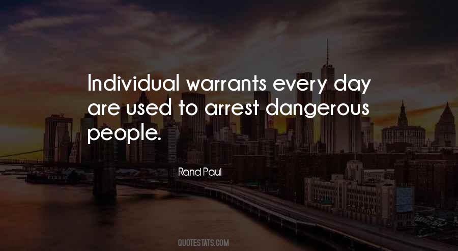 Quotes About Warrants #1678570