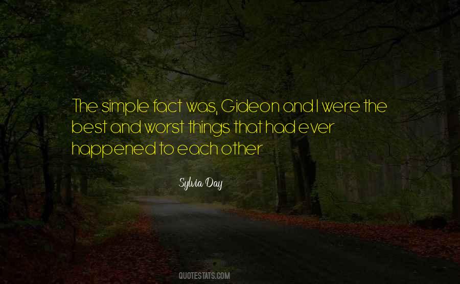 Quotes About Gideon #998776
