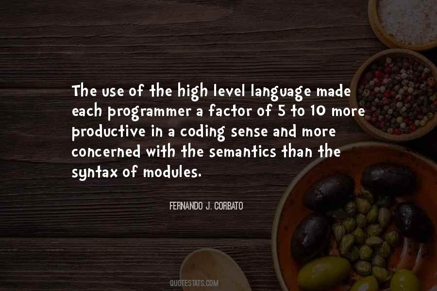 Syntax And Semantics Quotes #1296253