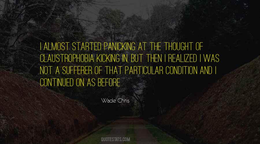 Quotes About Not Panicking #489495
