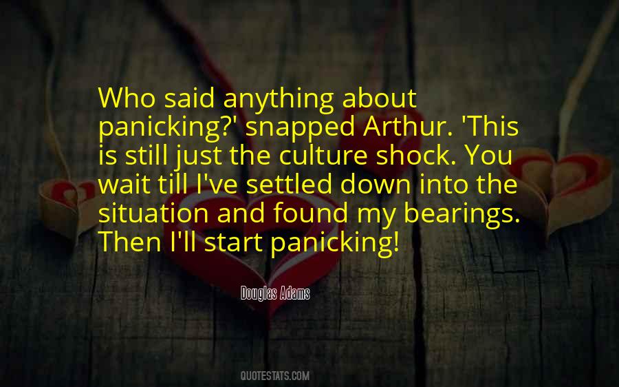 Quotes About Not Panicking #776247
