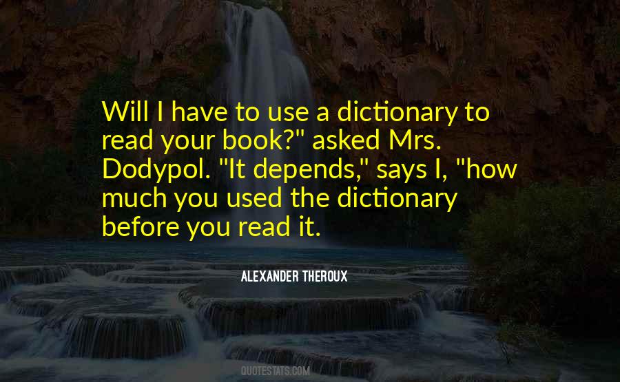 Book Humour Quotes #1684031