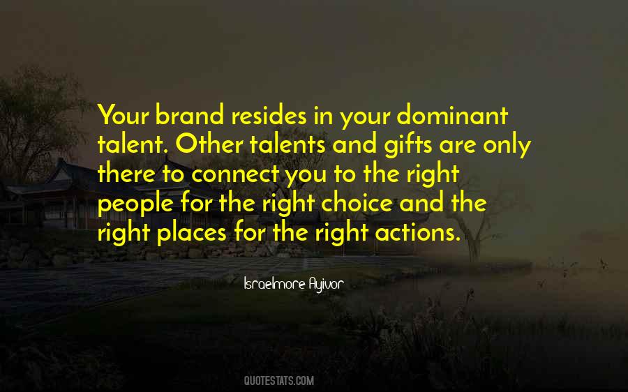 Quotes About Talent And Gifts #1004963