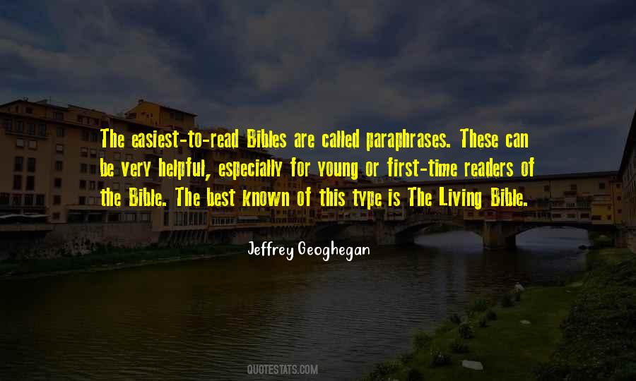 Quotes About The Bible #1739472