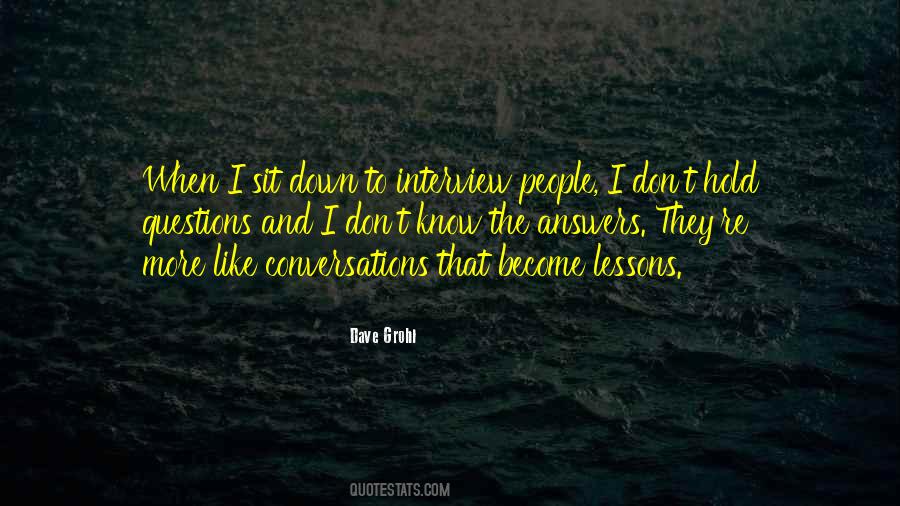 Quotes About Answers And Questions #123032