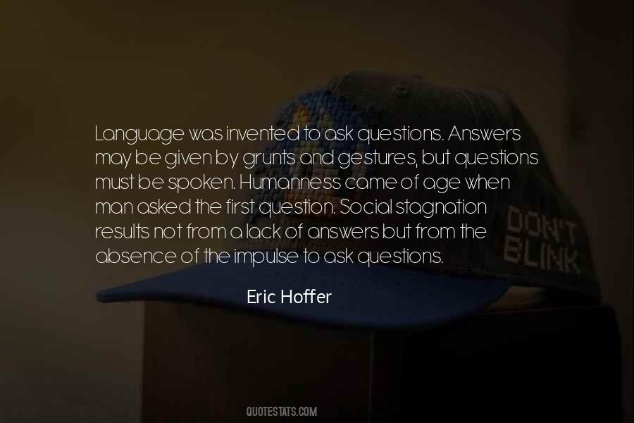 Quotes About Answers And Questions #275045