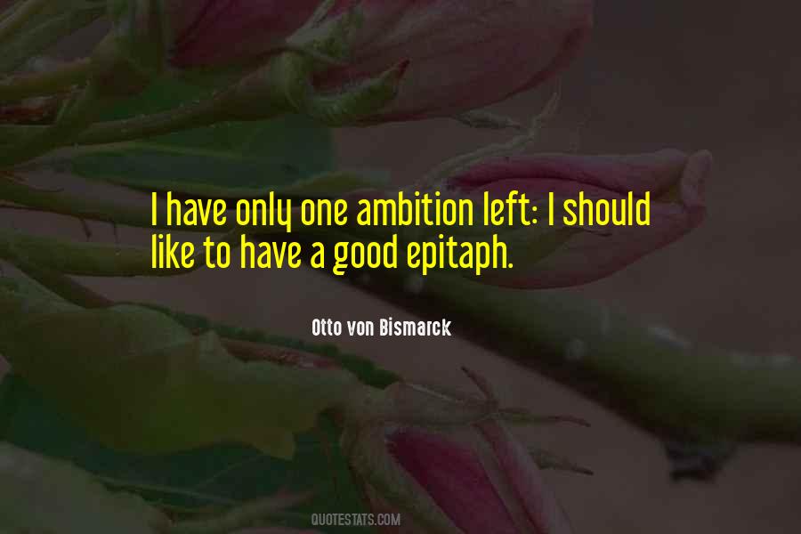 Good Ambition Quotes #205465