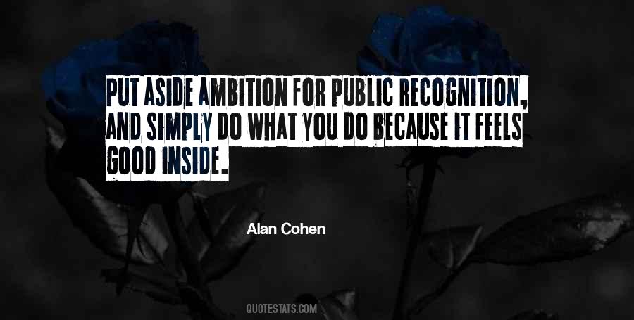 Good Ambition Quotes #870138
