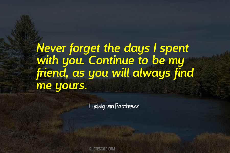 Quotes About I Will Never Forget You #871705