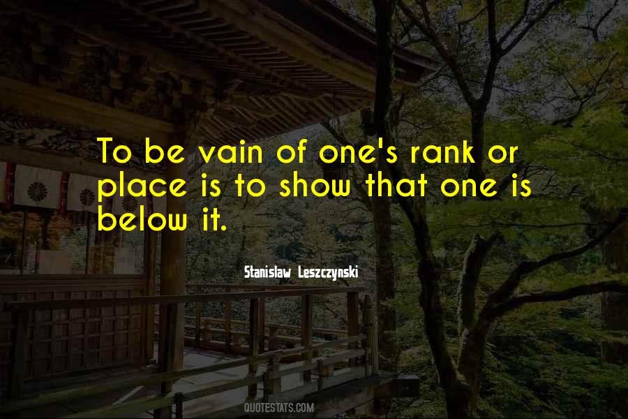 Quotes About Rank #1301114