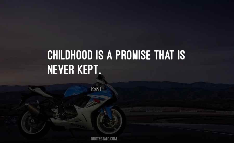 Promise Kept Quotes #1242259