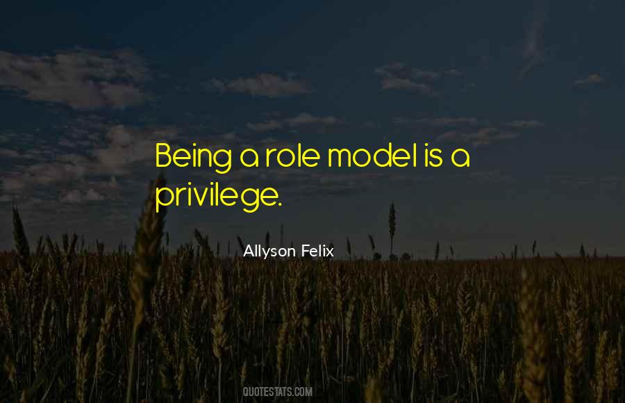 Quotes About A Role Model #1129804