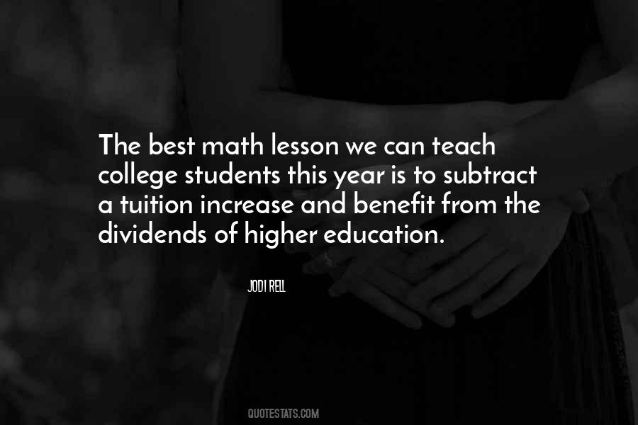 Quotes About Tuition #1778985