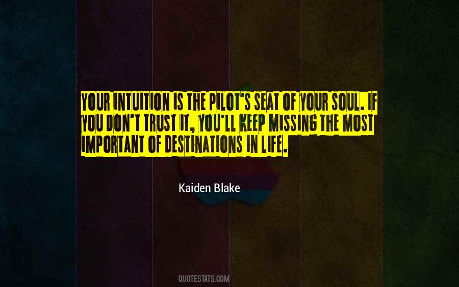 Intuition Soul Quotes #1044966