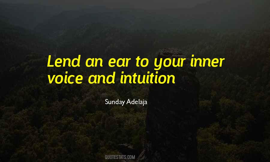 Intuition Soul Quotes #1272824