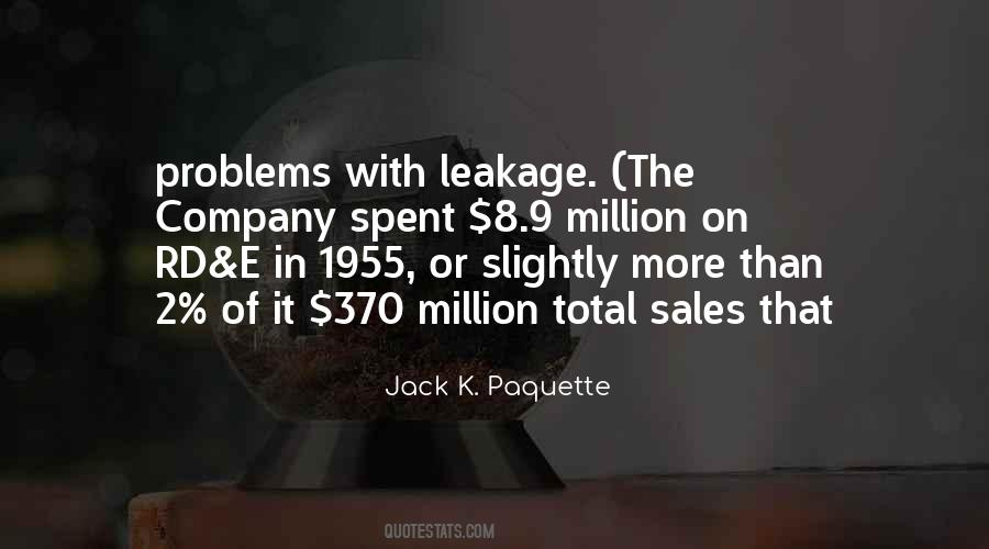 Quotes About Leakage #815797