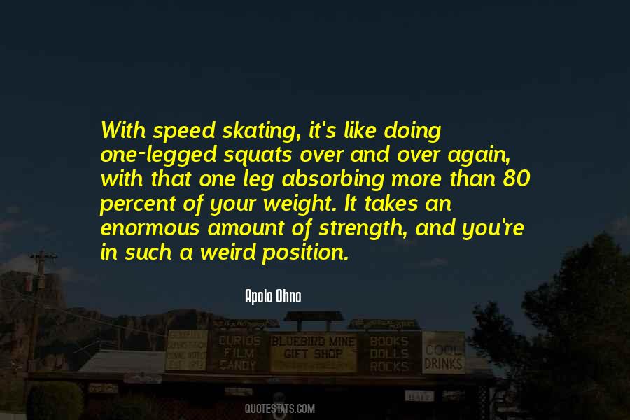 Quotes About Speed Skating #1194474