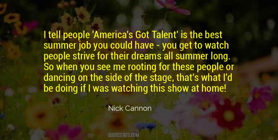 Quotes About Talent Show #410350