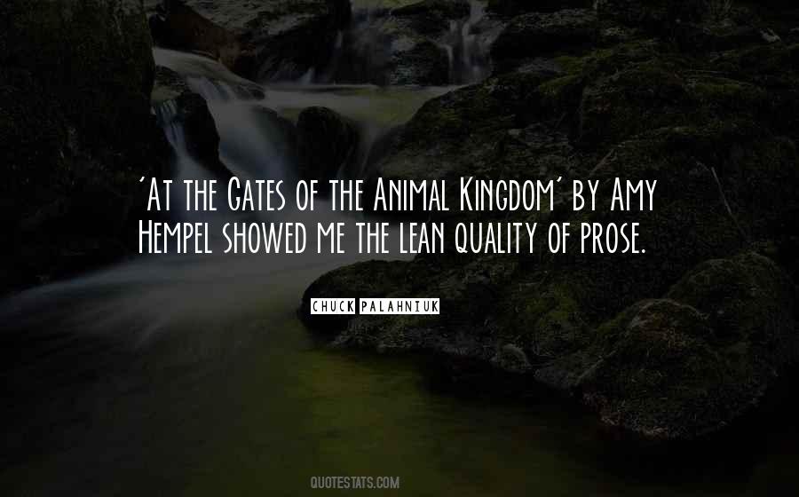 Quotes About Animal Kingdom #1366876