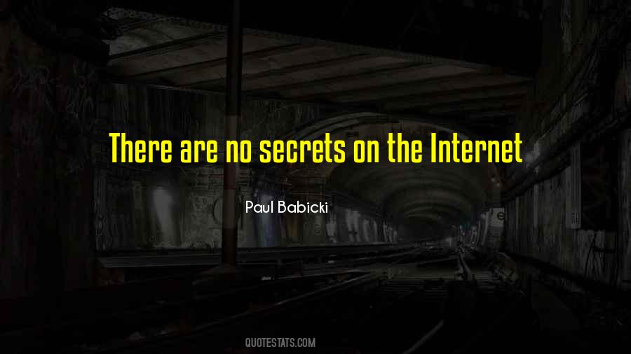 Quotes About Secrets #1825777