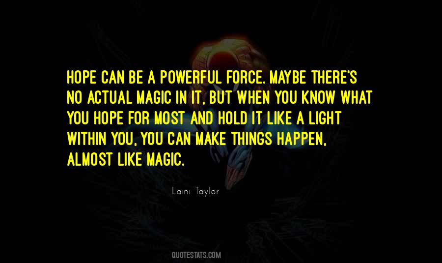 Quotes About Light And Hope #255398
