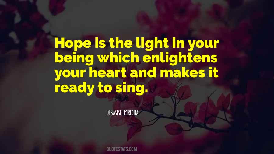 Quotes About Light And Hope #44876