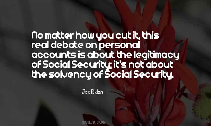 Personal Security Quotes #1440303