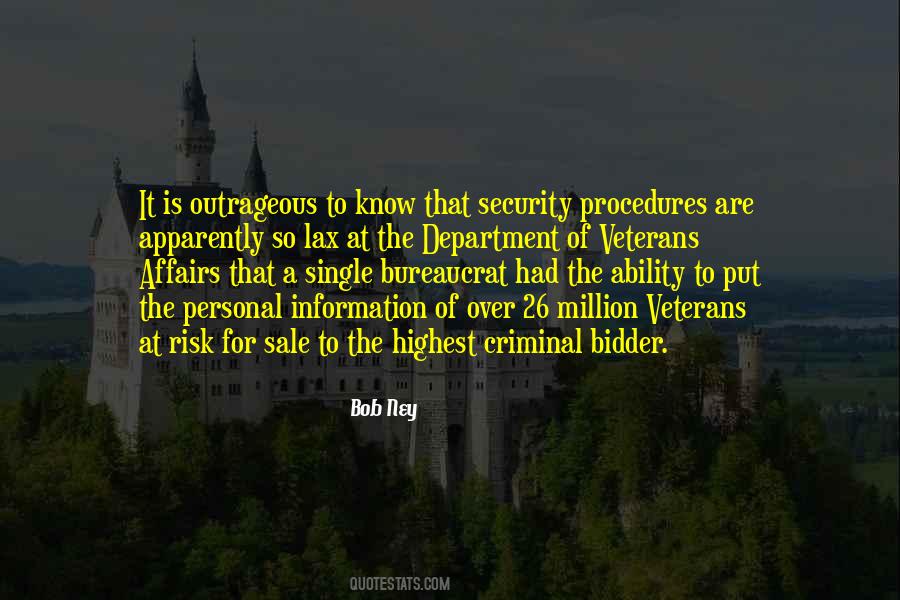 Personal Security Quotes #879608