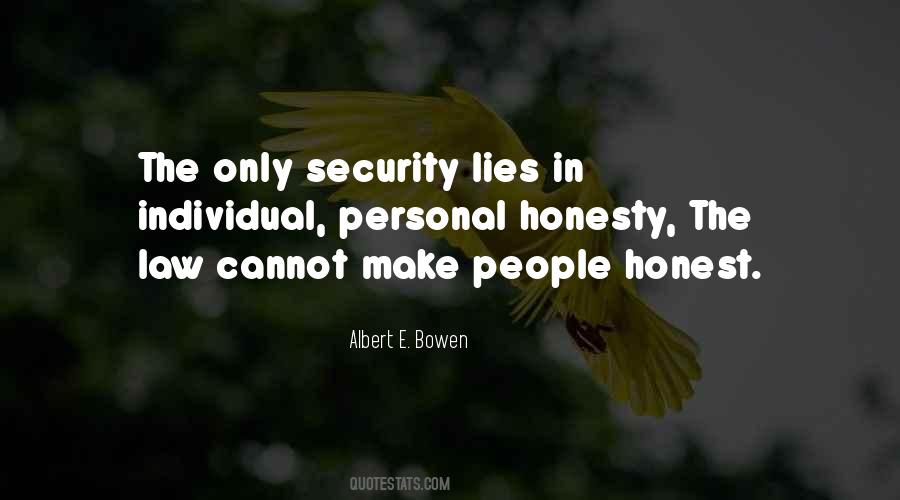 Personal Security Quotes #893415
