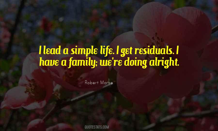 Quotes About A Simple Life #332964