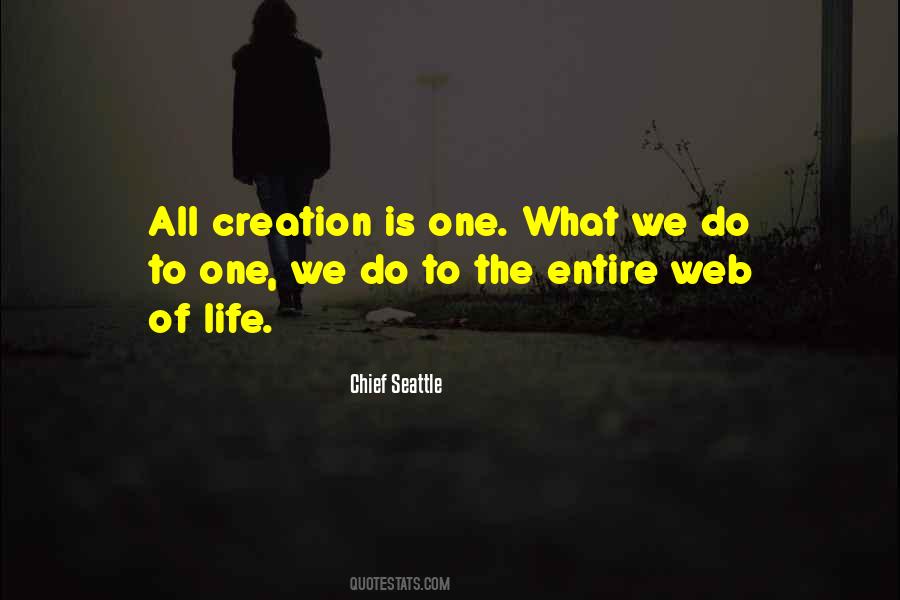 Quotes About Web Of Life #510209