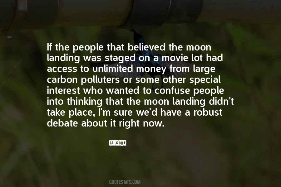 Quotes About The Moon Landing #937861