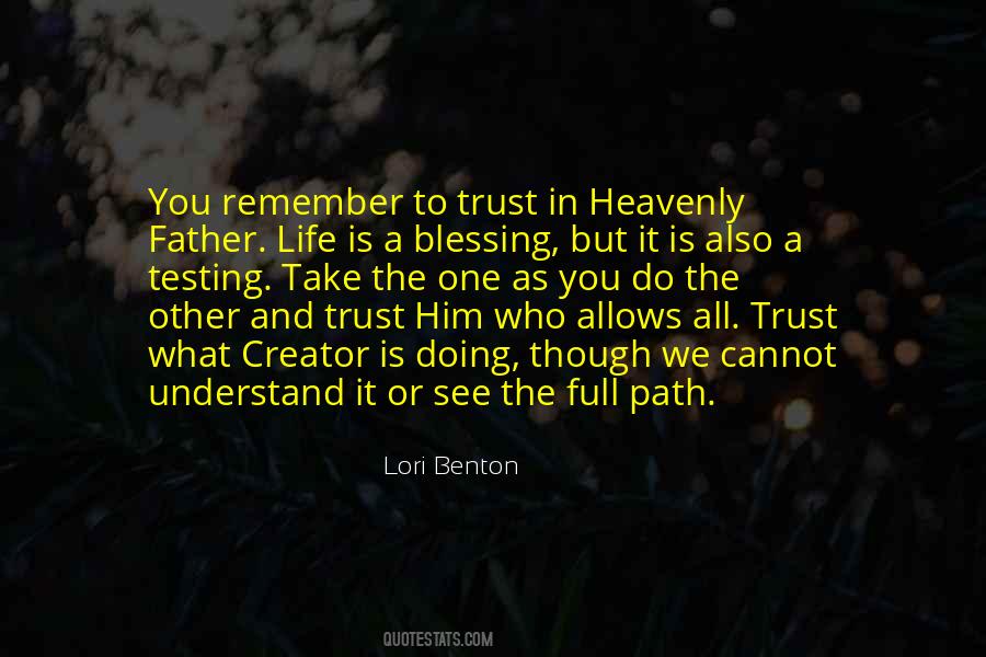 Quotes About God And Trusting Him #908238