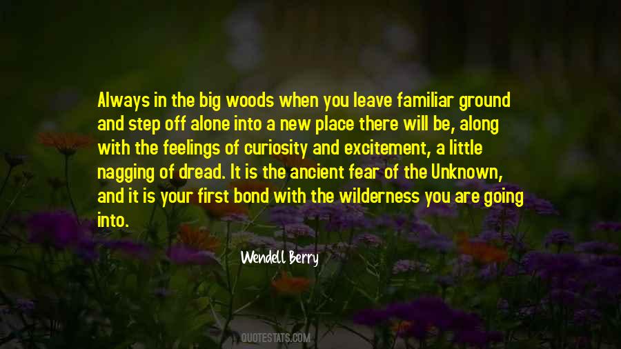 Quotes About Going Into The Wilderness #1018654