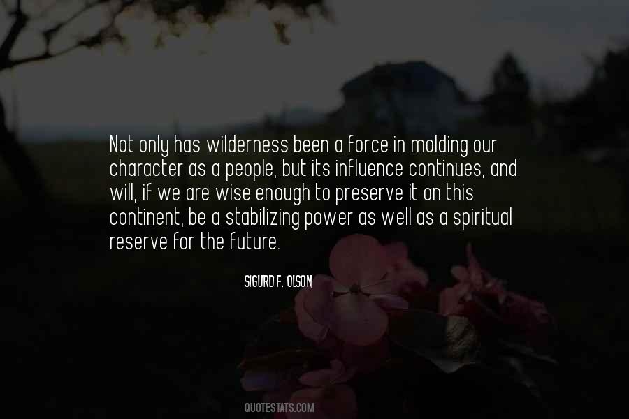 Quotes About Going Into The Wilderness #89293