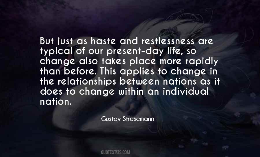 Quotes About Change In Relationships #311996