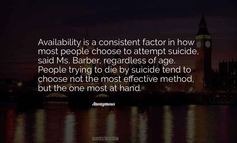 Suicide Attempt Quotes #1534159