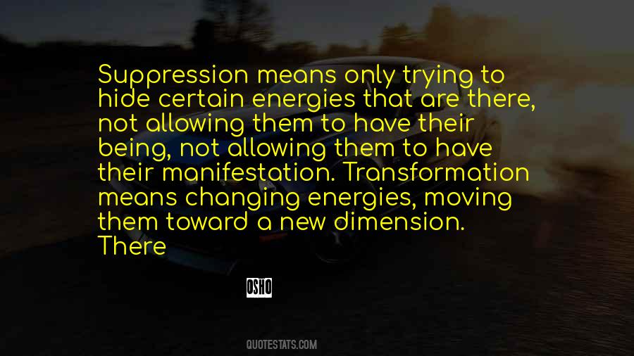 Quotes About Suppression #151732