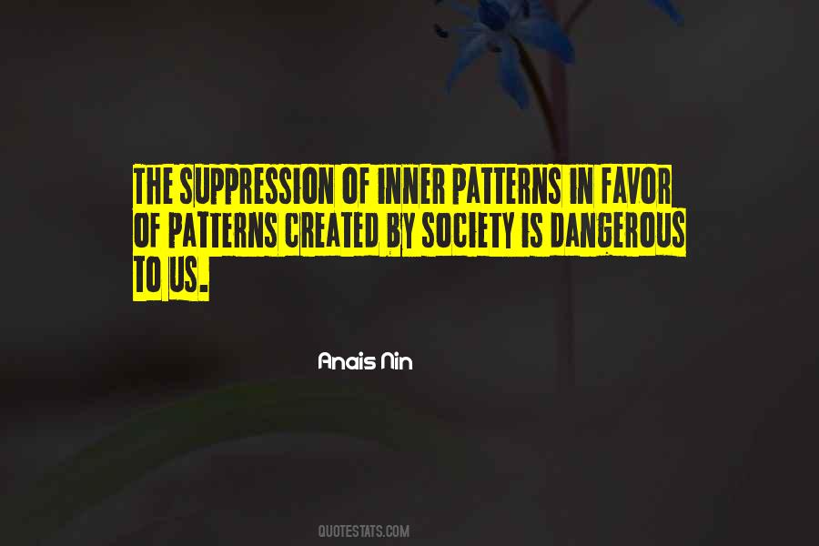 Quotes About Suppression #235122