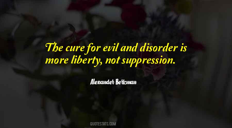 Quotes About Suppression #935012