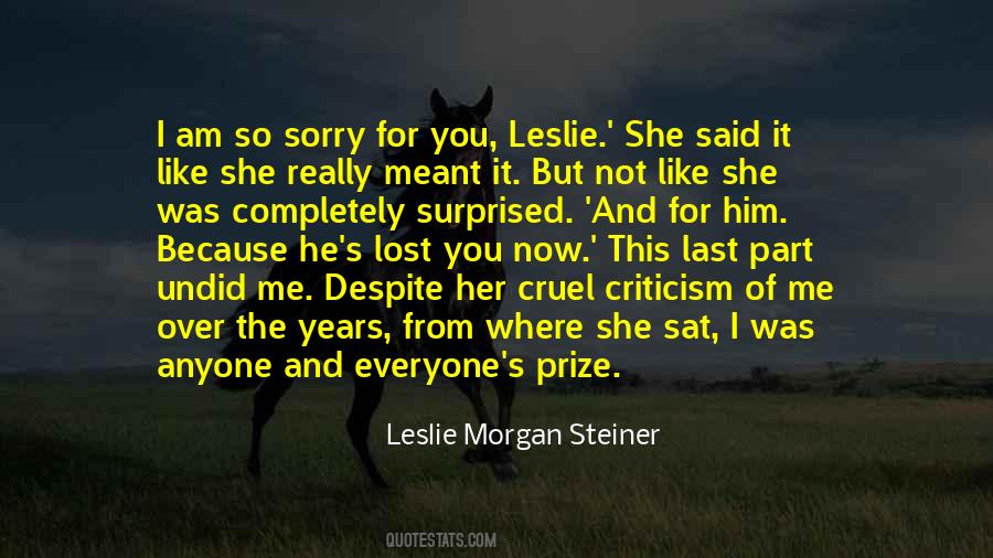 Quotes About Sorry For Her #151717