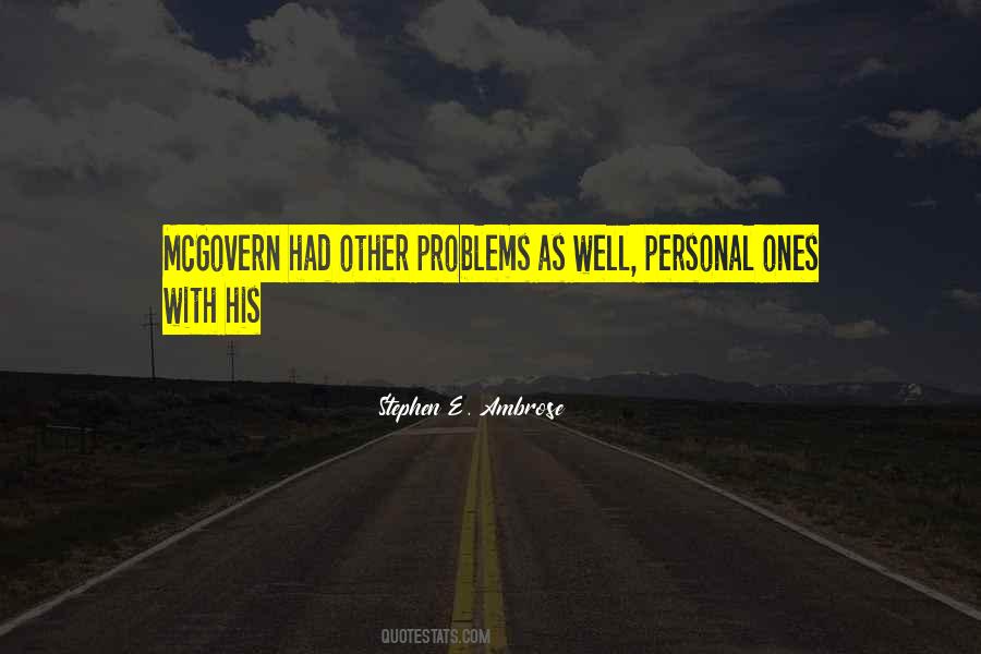 Personal Problems Quotes #143935